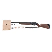 Wiatrówki karabinki - Wiatrówka Crosman 760 Pumpmaster 4,5mm z Lunetą 4x15 mm + Zestaw śrutu, okulary, tarcze - miniaturka - grafika 1