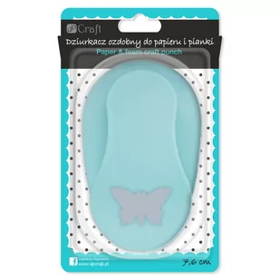 Dziurkacz Ozdobny Do Papieru I Pianki 7,6 cm Motyl - Scrapbooking - miniaturka - grafika 1
