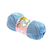 Pasmanteria - Włóczka dziecięca Opus Natura Palmera nr 2136 niebieski błękitny 50% tencel - miniaturka - grafika 1