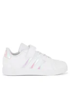Buty dla dziewczynek - adidas Sneakersy GRAND COURT 2.0 EL C IE3851 Biały - miniaturka - grafika 1
