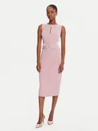 Sukienki - Rinascimento Sukienka koktajlowa CFC0125073003 Różowy Slim Fit - miniaturka - grafika 1