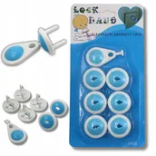 Zabezpieczenia dla dzieci - ZABEZPIECZENIE DO KONTAKTÓW GNIAZDEK ZAŚLEPKI UNIWERSALNE 6szt - miniaturka - grafika 1