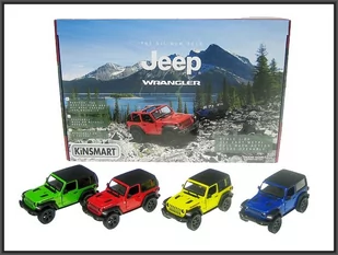 Hipo Jeep Wrangler 2018 4 kolory 1:34 hard - Samochody i pojazdy dla dzieci - miniaturka - grafika 1