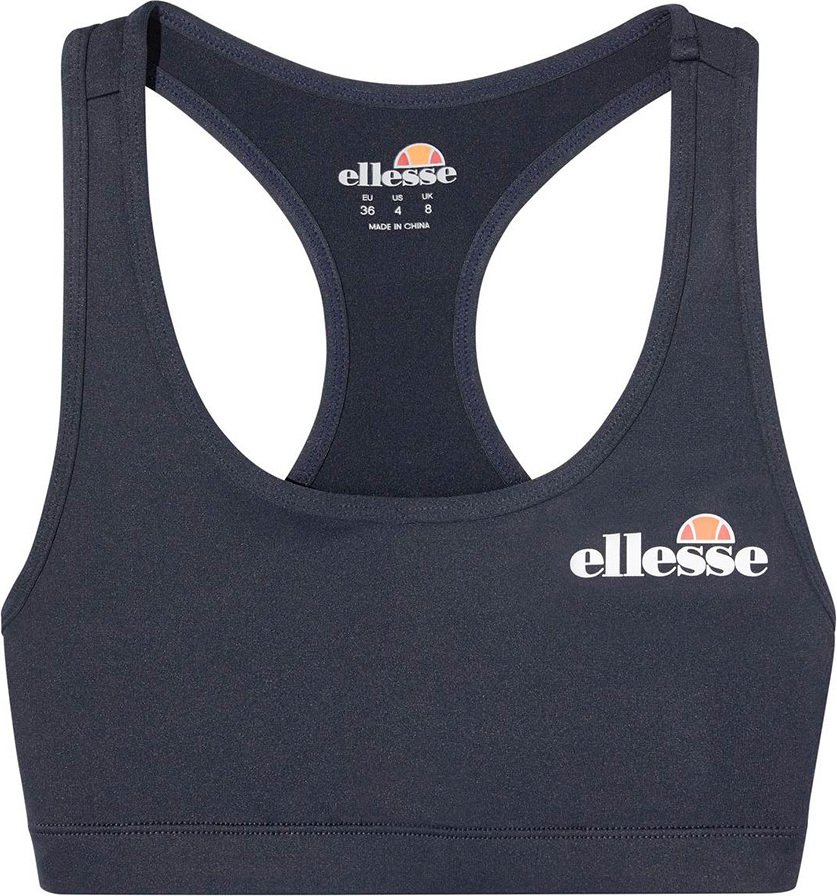 ellesse Biustonosz damski SOSTINO - Bustier, biustonosz, racerback, nadruk logo navy XS