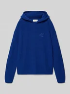 Swetry dla chłopców - Bluza z kapturem z imitacji dzianiny - miniaturka - grafika 1