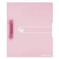 Artykuły biurowe - Herlitz  Segregator A4 2,5 cm,  transparentny, pastel różowy - miniaturka - grafika 1