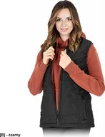 Kurtki i kamizelki sportowe damskie - R.E.I.S. ISLA-V - Pikowany bezrękawnik ochronny ocieplany damski 2 kieszenie stójka zamek błyskawiczny 100% poliester 83 g/m2 L - miniaturka - grafika 1