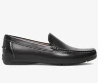 Mokasyny męskie - GEOX SIRON MĘSKIE MOKASYNY SKÓRZANE CASUAL 45 Ż7C - miniaturka - grafika 1