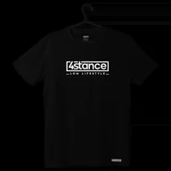 Odzież do sportów motorowych - T-shirt koszulka 4STANCE CLASSIC czarna-XXL - miniaturka - grafika 1