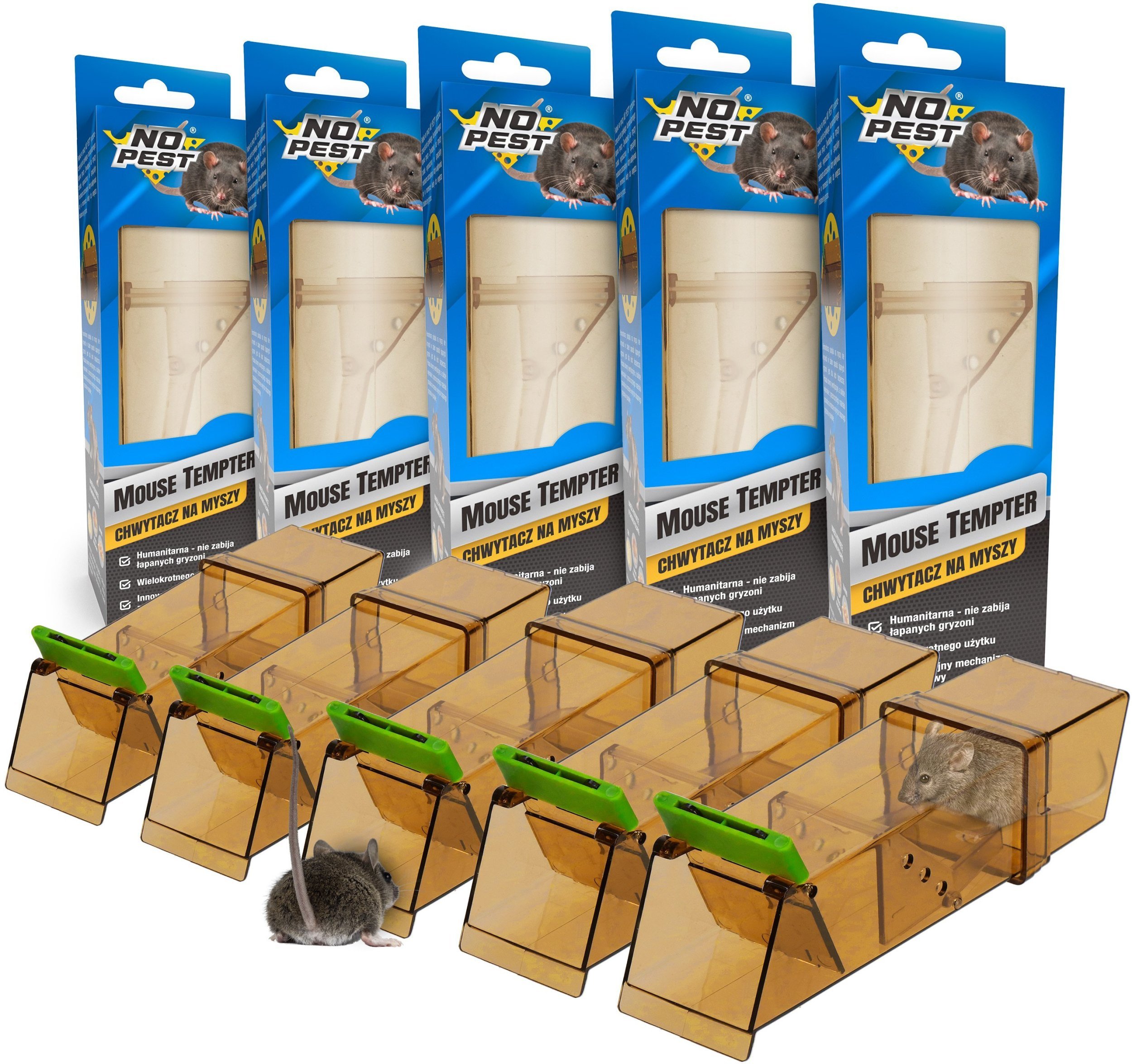 Pułapka Łapka Myszołapka Chwytacz na Myszy Gryzonie