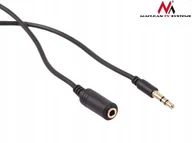 Kable - Kabel audio Maclean MCTV-822 miniJack 3,5mm (M) - miniJack 3,5mm (F), 10m, - miniaturka - grafika 1
