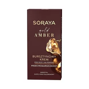 Soraya Gold Amber Bursztynowy Krem pod oczy i na powieki przeciwzmarszczkowy 15ml - Kosmetyki pod oczy - miniaturka - grafika 1