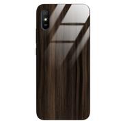 Etui i futerały do telefonów - Etui drewniane Xiaomi Redmi 9a Premium Wood Dark Brown Forestzone Glass - miniaturka - grafika 1
