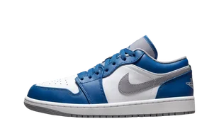 Air Jordan 1 Low True Blue - Buty sportowe męskie Air Jordan 1 Low True Blue - Buty sportowe męskie - miniaturka - grafika 1