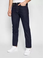 Spodnie męskie - Levi's Jeansy 502 29507-0181 Granatowy Taper Fit - miniaturka - grafika 1