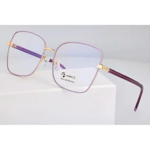 Okulary kocie do komputera damskie z filtrem BLUE Light zerówki 2578-1 - Okulary korekcyjne, oprawki, szkła - miniaturka - grafika 1