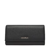 Portfele - Duży Portfel Damski Coccinelle E2 MW5 11 03 01 Czarny - miniaturka - grafika 1