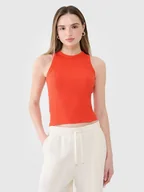 Koszulki i topy damskie - 4F Koszulka w kolorze czerwonym - miniaturka - grafika 1