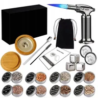 Zestawy upominkowe - Zestaw do wędzenia Whiskey Smoker XXL Kit Black - miniaturka - grafika 1