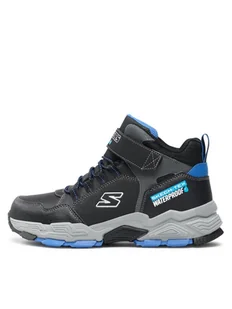 Skechers Sneakersy Drollix Venture Rush 406418L/BKRY Czarny - Buty dla chłopców - miniaturka - grafika 1
