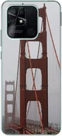 Etui i futerały do telefonów - Pokrowiec König Design kompatybilny z plastikowym, miękkim etui na telefon Xiaomi Redmi 10C - Etui na telefon Golden Gate Bridge - miniaturka - grafika 1