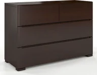 Komody - Elior Komoda drewniana 4 szuflady Ventos 3S - Palisander - miniaturka - grafika 1