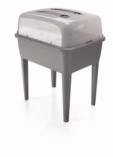 Szklarnia PROSPERPLAST Respana Planter Set, szary kamienny, 83l - Szklarnie ogrodowe - miniaturka - grafika 1
