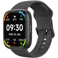 Smartwatch - Smartwatch MAXCOM Ecowatch 6 Czarny - miniaturka - grafika 1