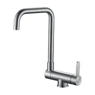 Baterie kuchenne - Laveo Bona bateria zlewozmywakowa stojąca z wylewką L BAB 265L produkcji BAB 265L - miniaturka - grafika 1