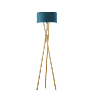 Drewniana lampa podłogowa z 3 nogami ELX - Lampy stojące - miniaturka - grafika 1