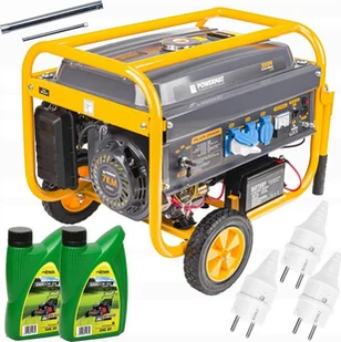 Agregat prądotwórczy Powermat PM-AGR-3000M2KE 3000W 230V Rozruch  - Agregaty prądotwórcze - miniaturka - grafika 1