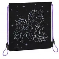 Worki na buty - Worek na ramię Unicorn czarny STARPAK 527157 - miniaturka - grafika 1