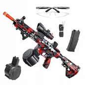 Zabawki militarne - AUTOMATYCZNY KARABIN NA KULKI ŻELOWE DLA DZIECI ORBEEZ DUŻY ZESTAW +AKU - miniaturka - grafika 1
