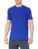 Koszulki męskie - Under Armour Under Armour męska koszulka z krótkim rękawem Mfo Training Verbiage 4 Royal/Academy XL 1317522-400 - miniaturka - grafika 1