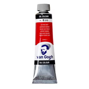 Talens Van Gogh, farba olejna, 40 ml, czerwony ciemny azo - Farby i media malarskie - miniaturka - grafika 1