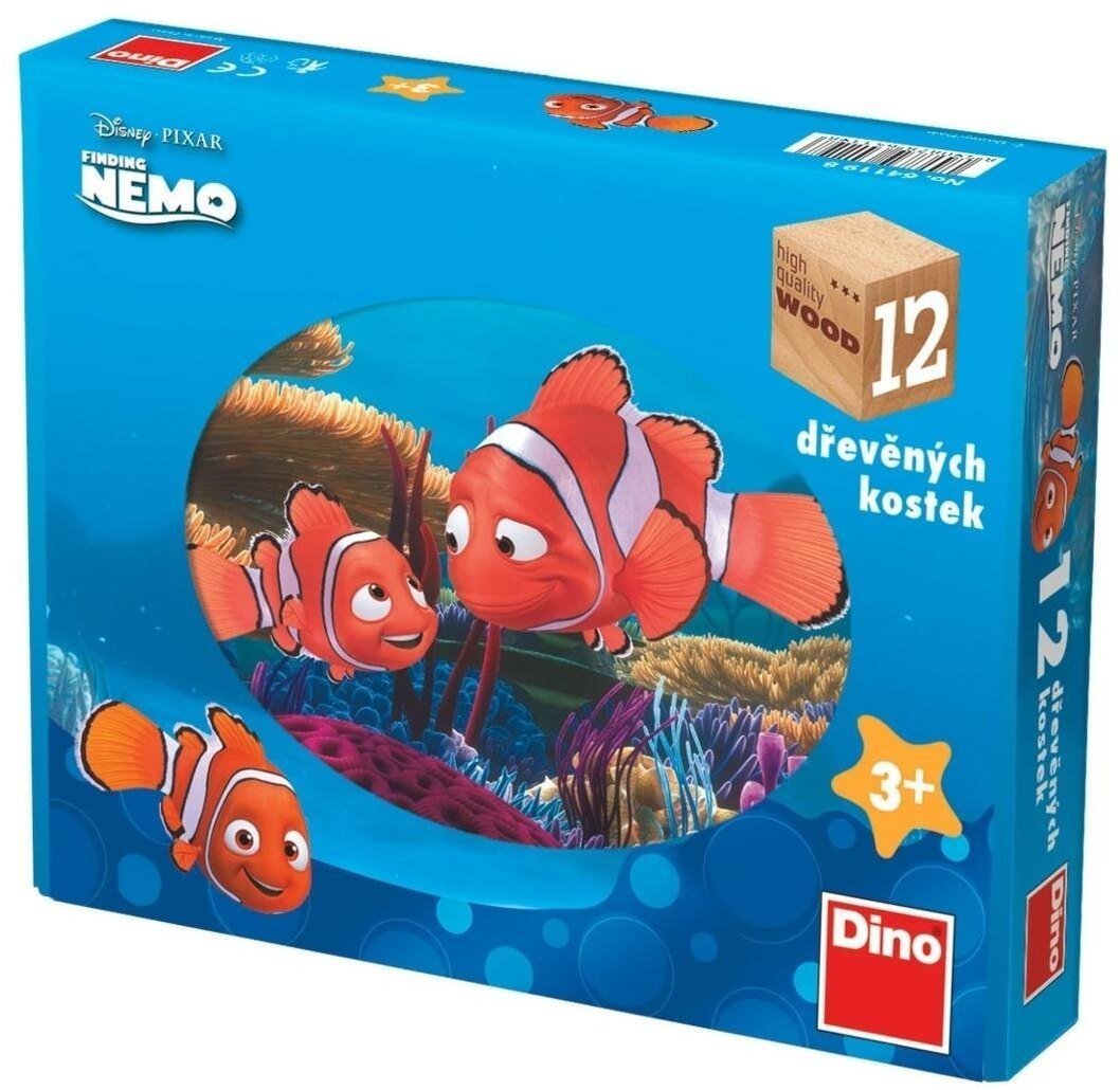 Igroteco Drewniane klocki obrazkowe Gdzie jest Nemo 12el