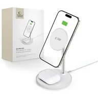 Ładowarki do telefonów - Ładowarka indukcyjna TECH-PROTECT QI15W-A39 Magnetic Magsafe 15W Biały - miniaturka - grafika 1
