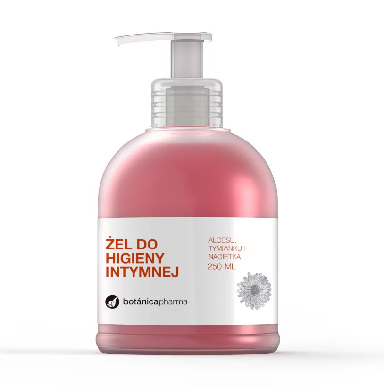 Botanicapharma Żel do higieny intymnej z tymiankiem i nagietkiem wzbogacony o Bioecolia - 250 ml