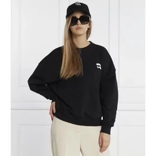 Bluzy damskie - Karl Lagerfeld Bluza ikonik 2.0 | Oversize fit - grafika 1