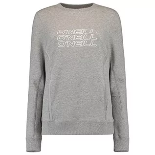 Bluzy damskie - O'Neill O'Neill Damska bluza Triple stack crew, Silver Mel, L N06466 - grafika 1