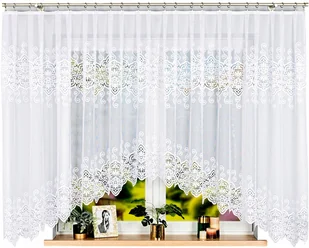 CELINA Firana żakardowa rozm. 400x160cm (gotowa) z łukiem - Firany - miniaturka - grafika 1