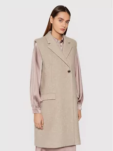 Samse Samse Kamizelka Valery F21400015 Szary Relaxed Fit 5711452593730 - Kamizelki damskie - miniaturka - grafika 1