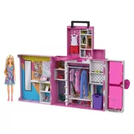 Domki dla lalek - Mattel Garderoba Zestaw + Lalka HGX57 HGX57 - miniaturka - grafika 1
