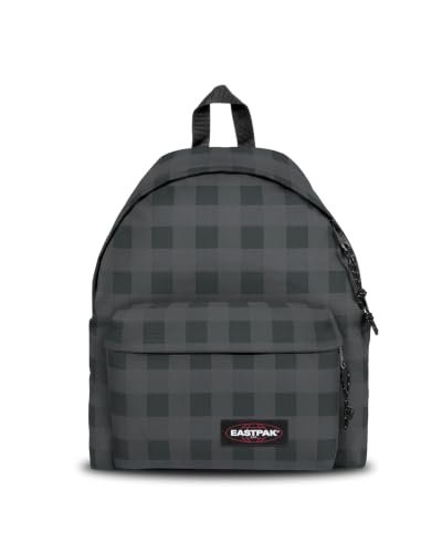 Eastpak Plecak Pak'r Padded - Ikoniczny plecak na co dzień z wyściełaną tylną i przednią kieszenią, pojemność 24 l, 40 x 30 x 18 cm - Checker Grey