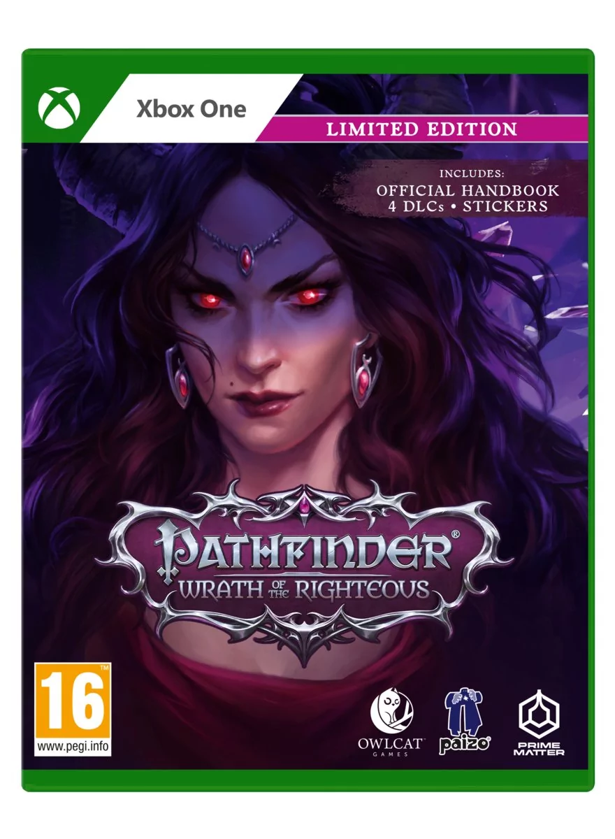 Pathfinder Wrath of the Righteous Limited Edition GRA XBOX ONE