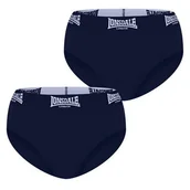 Majtki męskie - Lonsdale slipy męskie 2 sztuki granatowe, Rozmiar L - miniaturka - grafika 1