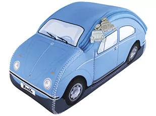BRISA VW Collection – Volkswagen neoprenowy uniwersalny kosmetyk do makijażu, kosmetyczka podróżna, apteka, wzór Beetle (jasnoniebieska/duża), jasnoniebieski, Groß (30 x 12,5 x 12 cm), garbus - Kosmetyczki, organizery i kuferki - miniaturka - grafika 1