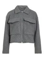 Kurtki damskie - Vila Kurtka "Daphne" w kolorze szarym - miniaturka - grafika 1