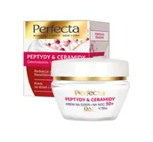 Kremy do twarzy - Perfecta Peptydy I Ceramidy Krem na dzień i na noc 50+ 50ml - miniaturka - grafika 1