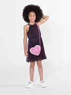 Sukienki i spódniczki dla dziewczynek - MICHAEL KORS KIDS Sukienka elegancka R12152 S Czarny Regular Fit - miniaturka - grafika 1